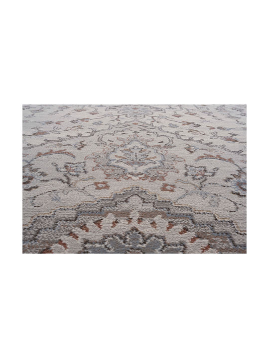 Ragolle Da Vinci Teppich Rechteckig Synthetisch,Polyester/Cotton/Leather White / Beige / Gold