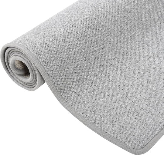 vidaXL Anti-slip Rug Rectangular Light Gray