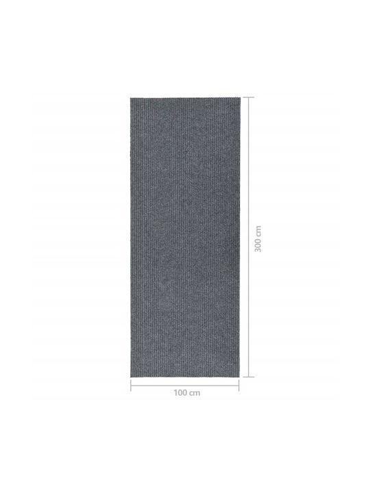 vidaXL Anti-slip Rug Rectangular Gray
