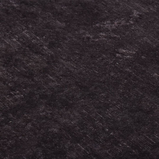 vidaXL Anti-slip Rug Rectangular Black / Gold