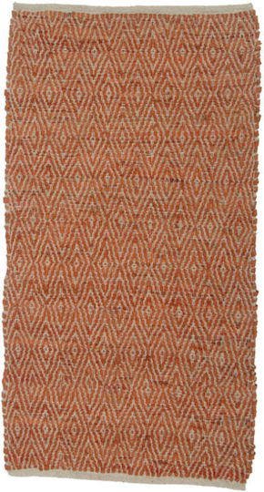 InTheBox Rombo Rug Rectangular Summer Leather Beige