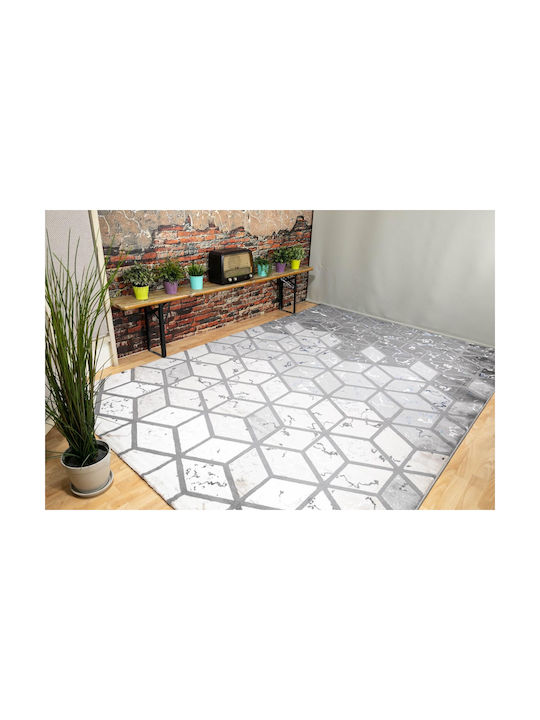 Ezzo Venice A165ACD Χαλί Ορθογώνιο Grey 160x230cm