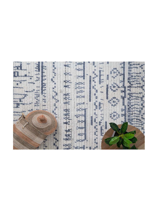 Royal Carpet Iris 191 Килим Правоъгълена с крошки Cream / Blue