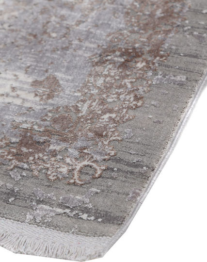 Royal Carpet Bamboo Silk 5987A Μεταξένιο 200x300cm Light Grey / Dark Beige