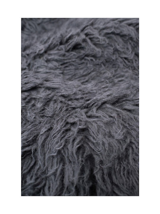 Viokarpet Flokati Flokati Rug Rectangular Shaggy Wool 59 Grey