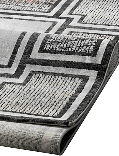 Madi Hurricane Spiegel Rug Rectangular Gray