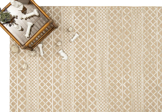 Newplan Garden 65289N Килим Правоъгълена Бежов