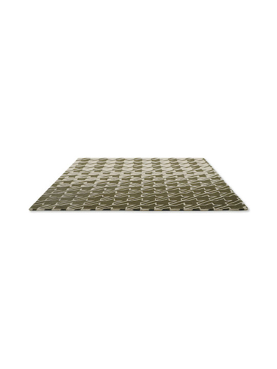 Ted Baker Houndstooth Χειροποίητο Χαλί Ορθογώνιο Μάλλινο 162804 Grey 250x350cm