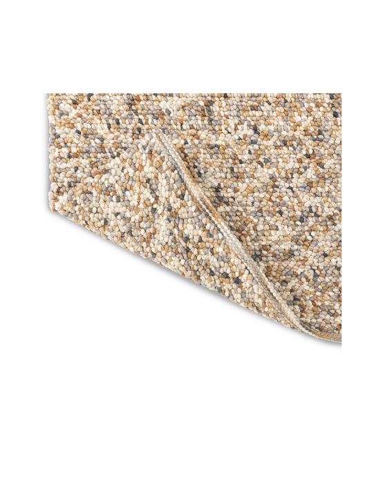 Brink & Campman Pebble Teppich Rechteckig Synthetisch,Polyester/Cotton/Leather Beach Beige