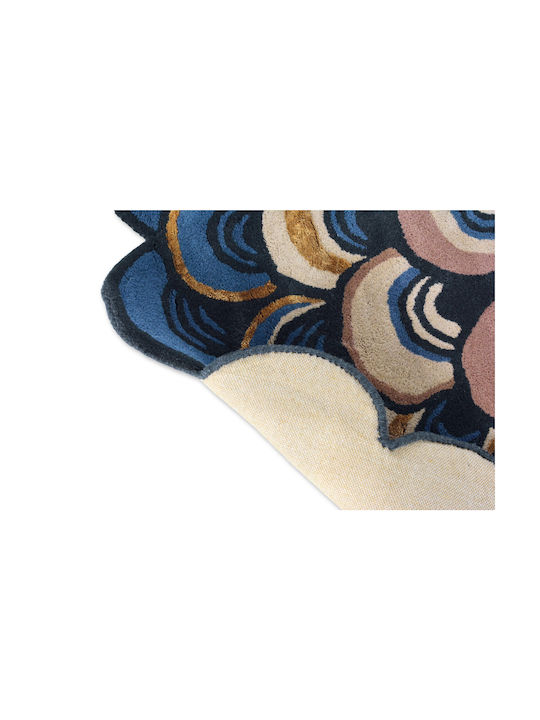 Ted Baker Masquerade Lucrat manual Covor Rectangular 160008 Blue