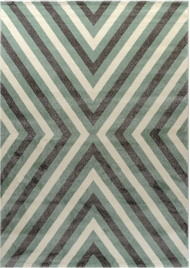 Tzikas Carpets Fantastic 63860-040 Χαλί Ορθογώνιο Grey-Mint 160x230cm