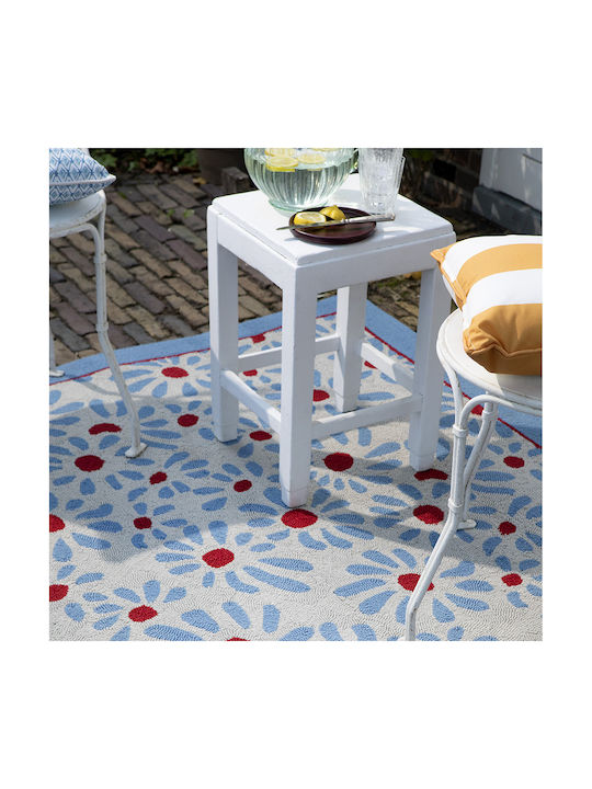 Laura Ashley Thorncliff Daisy Χαλί Εξωτερικού Χώρου Ορθογώνιο Sky Blue 160x230cm