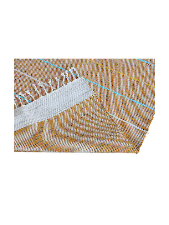 Newplan Ribella Handmade Anti-slip Rug Rectangular Summer Cotton with Fringes 200 Beige