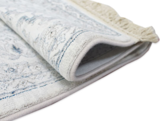 Bekas Carpets Covor Rectangular cu franjuri Gri