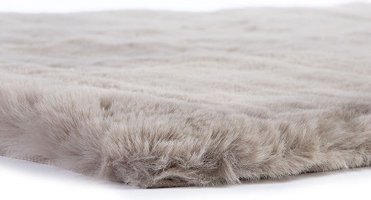 Nef-Nef Homeware Estelle Килим Правоъгълена Shaggy Furry Мока