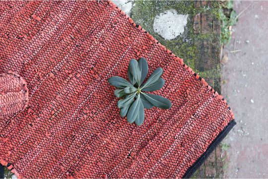 InTheBox Marocco Rug Rectangular Summer Leather Orange