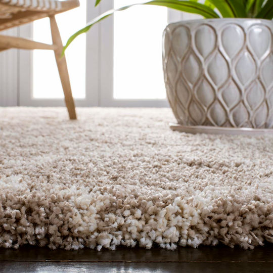 Saray Home Moroccan Χαλί Ορθογώνιο Shaggy Μπεζ 240x300cm