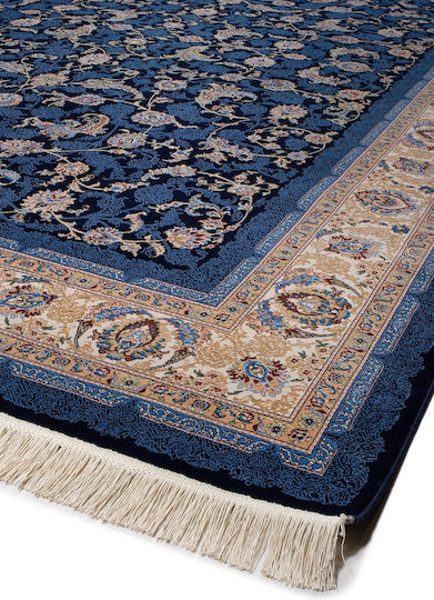 Βιοκαρπέτ Sarouk Χαλί Ορθογώνιο Μπλε 200x290cm
