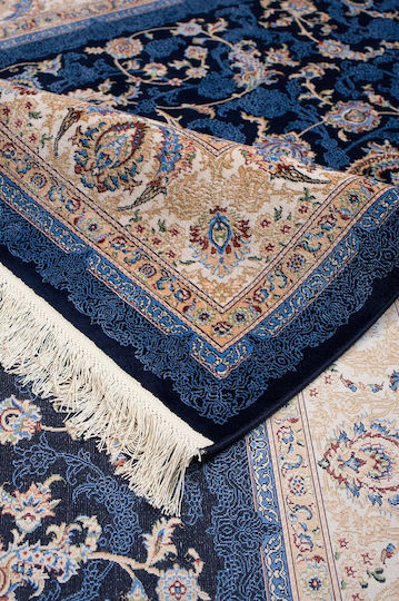 Βιοκαρπέτ Sarouk Χαλί Ορθογώνιο Μπλε 200x290cm