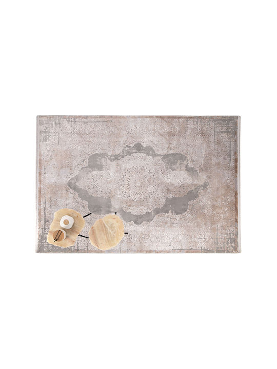 Royal Carpet Silk 5988d Χαλί Ορθογώνιο Μεταξένιο L.Grey D.Beige 100x160cm