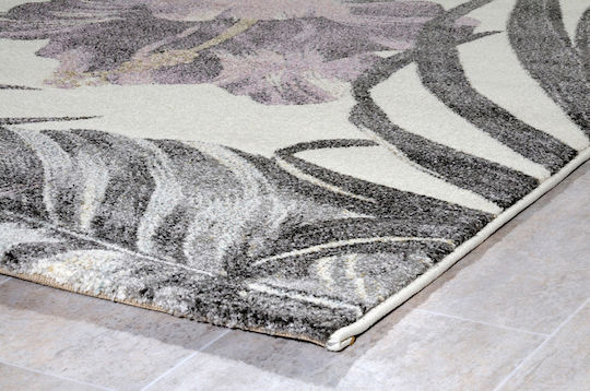 Tzikas Carpets 22440-261 Teppich Rechteckig Synthetisch,Polyester/Cotton/Leather White-Cream