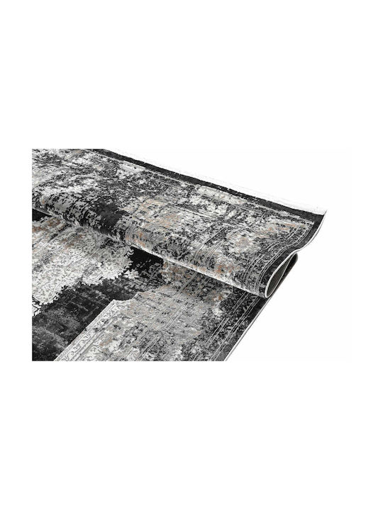 Balsan Dalia Teppich Rechteckig Synthetisch,Polyester/Cotton/Leather Gray