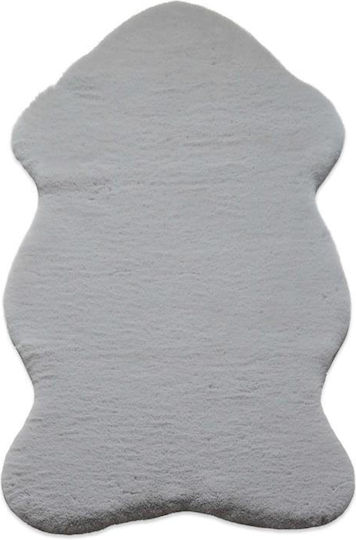 Newplan Puffy Fc6 Anti-slip Rug Rectangular Furry Grey R05
