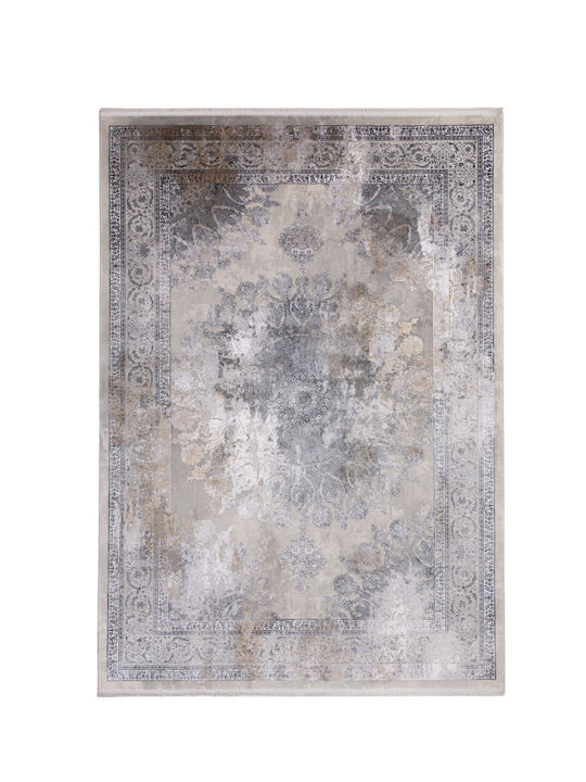 Royal Carpet Bamboo Silk 8098a Rug Rectangular Silk L.Grey D.Beige