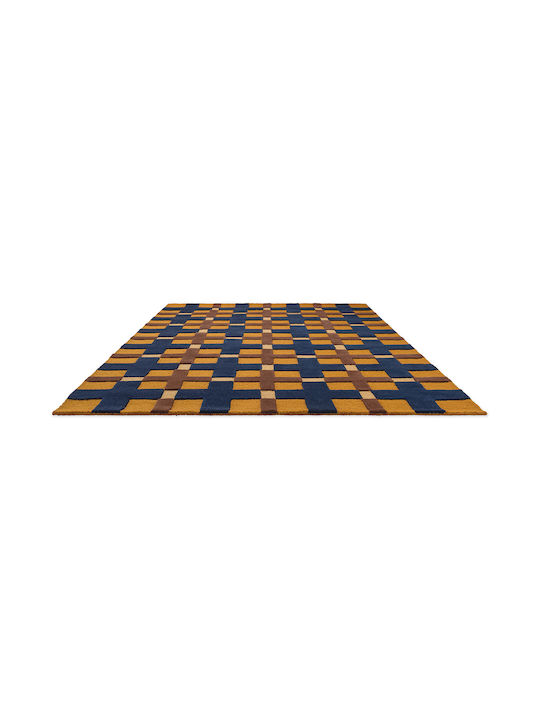 Brink & Campman Decor Milano Covor Rectangular Din lână Golden Ochre Blue