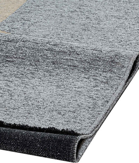 Madi Brook Teppich Rechteckig Synthetisch,Polyester/Cotton/Leather Beige Grey
