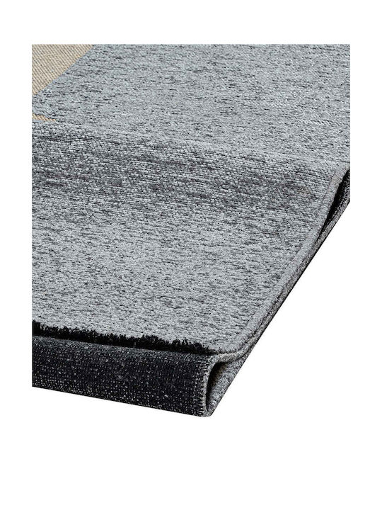 Madi Brook Teppich Rechteckig Synthetisch,Polyester/Cotton/Leather Beige Grey