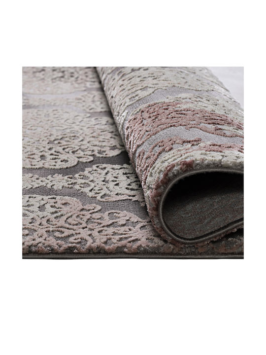 Beauty Home Art 9426 Rug Rectangular Grey, Pink