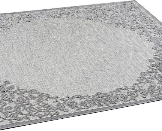 Madi Phantom Roi Teppich Rechteckig Synthetisch,Polyester/Cotton/Leather Grey