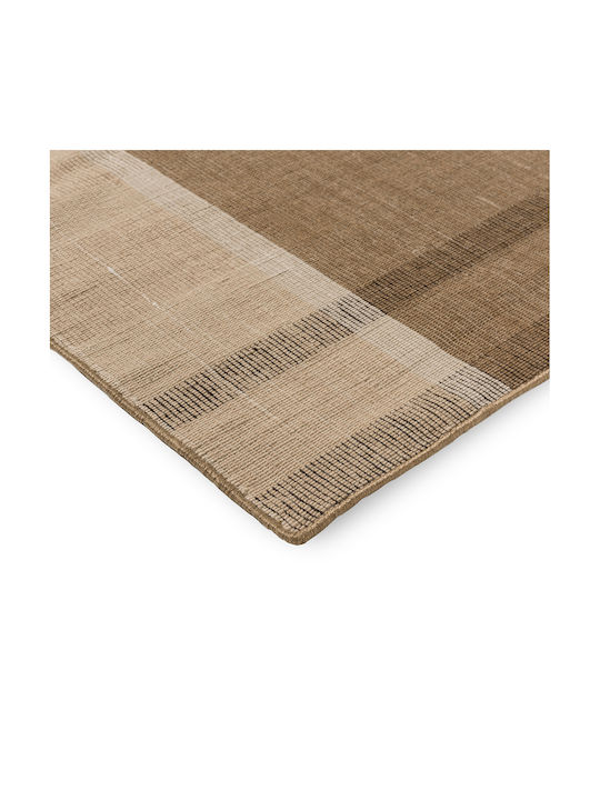 Brink & Campman Zona Block Stripe Handgefertigt Teppich Außenbereich Rechteckig Synthetisch,Polyester/Cotton/Leather Cashew