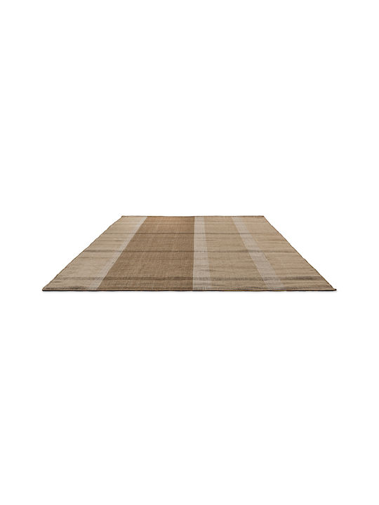 Brink & Campman Zona Block Stripe Ръчно изработено Килим За външно ползване Правоъгълена Cashew