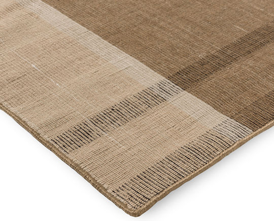 Brink & Campman Zona Block Stripe Handgefertigt Teppich Außenbereich Rechteckig Synthetisch,Polyester/Cotton/Leather Cashew