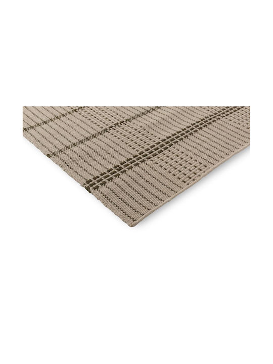 Brink & Campman Zona Stitch Handgefertigt Teppich Außenbereich Rechteckig Synthetisch,Polyester/Cotton/Leather Olive