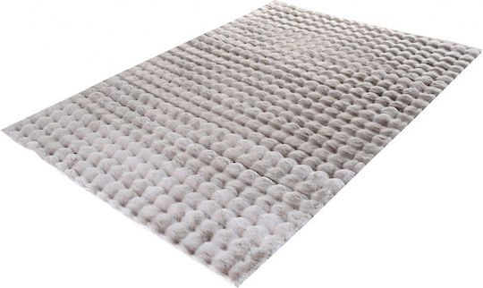 Tzikas Carpets Fuzzy 26164-095 Противоплъзгащо Килим Правоъгълена Сив