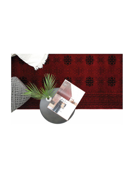 Royal Carpet Afgan 8127A Teppich Rechteckig Synthetisch,Polyester/Cotton/Leather D.red