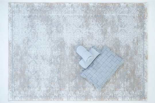 Ezzo Venice 9118acd Teppich Rechteckig Synthetisch,Polyester/Cotton/Leather Cream