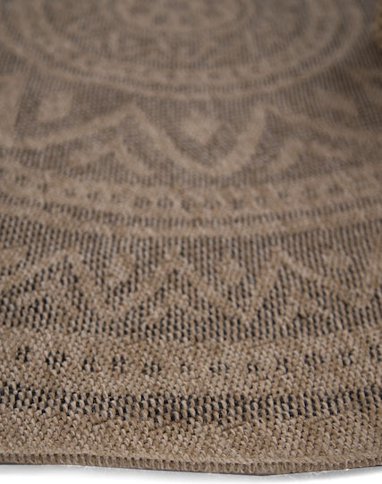 Royal Carpet Avanos 8871 Εξωτερικού Χώρου Ψάθινο Φ200cm Black