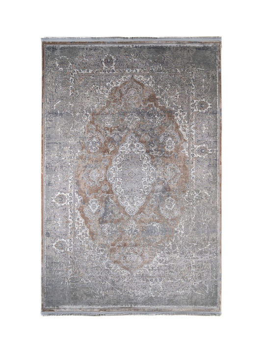 Klonaras Luxurious Silk 5991 Χαλί Ορθογώνιο Μεταξένιο Grey Beige 200x290cm