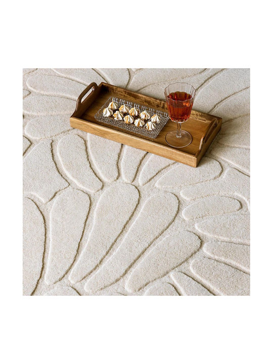 Laura Ashley Coleby Petals Χειροποίητο Χαλί Ορθογώνιο Εκρού 250x350cm