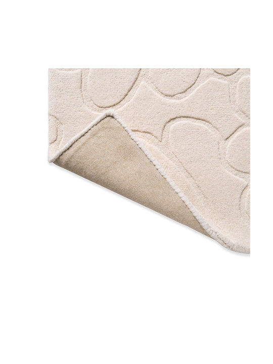 Laura Ashley Coleby Petals Handmade Rug Rectangular Ecru
