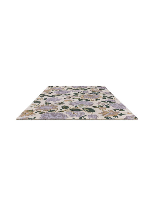 Laura Ashley Wendling Floral Handgefertigt Teppich Rechteckig Wolle Lila