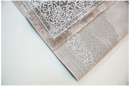 Tzikas Carpets Elements 33116- Килим Правоъгълена Бежово-кафяво-кафяво-сиво-златно