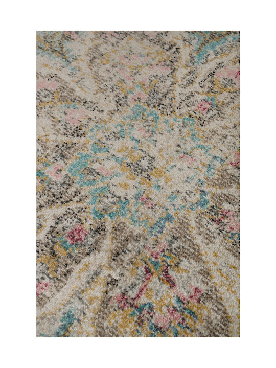 Βιοκαρπέτ Plumeria 5824 00 Χαλί Ορθογώνιο Καλοκαιρινό Μπεζ 200x290cm