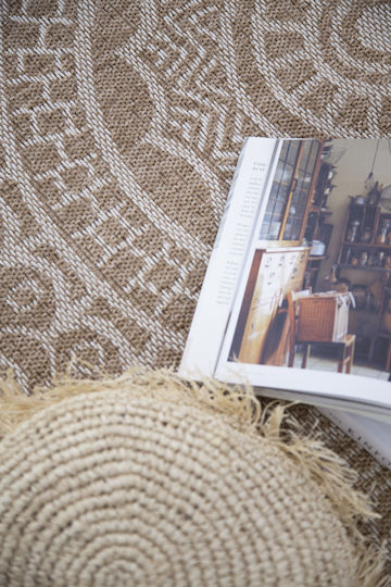 Royal Carpet Χαλί Εξωτερικού Χώρου από Γιούτα Φ160cm White Royal Carpet Χαλί Εξωτερικού Χώρου από Γιούτα Φ160cm White