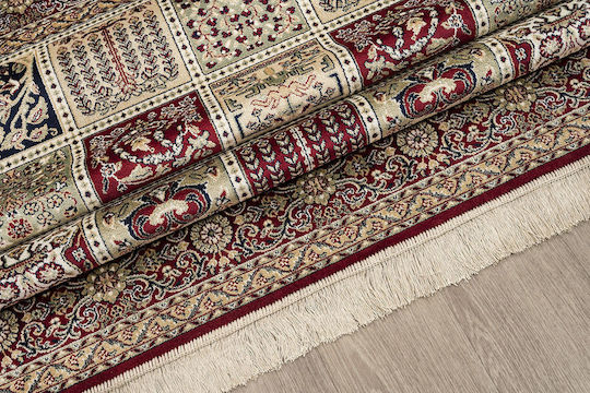 Newplan Sonia 9961/301220 Teppich Rechteckig Synthetisch,Polyester/Cotton/Leather mit Fransen Multicolour