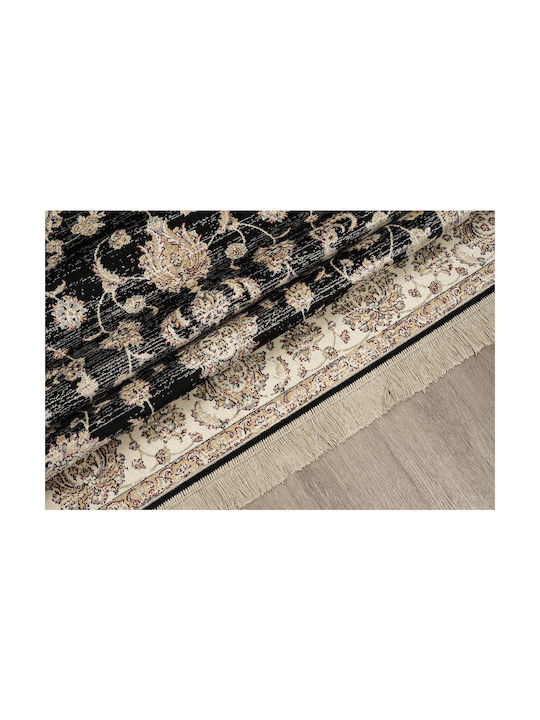 Newplan Sonia 9867/308330 Covor Rectangular cu franjuri Negru